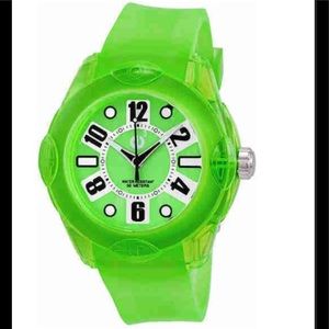 TENDENCE “Rainbow” Green Unisex Watch — NWOT